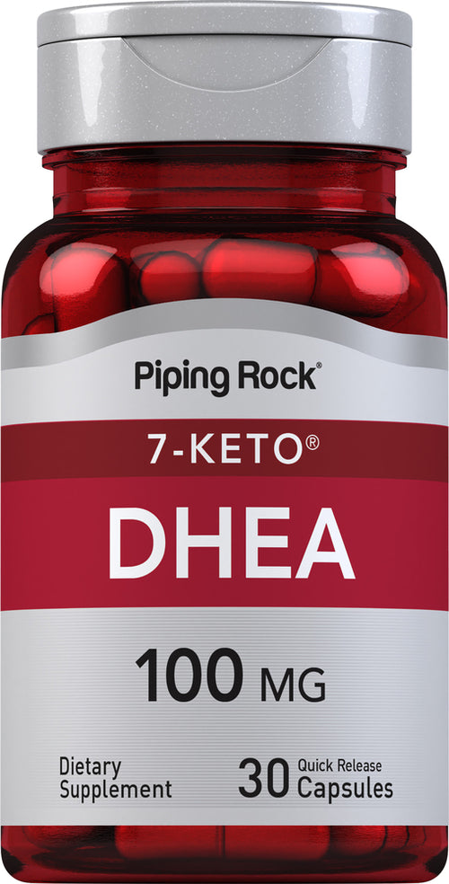 7-Keto DHEA, 100 mg, 30 Quick Release Capsules