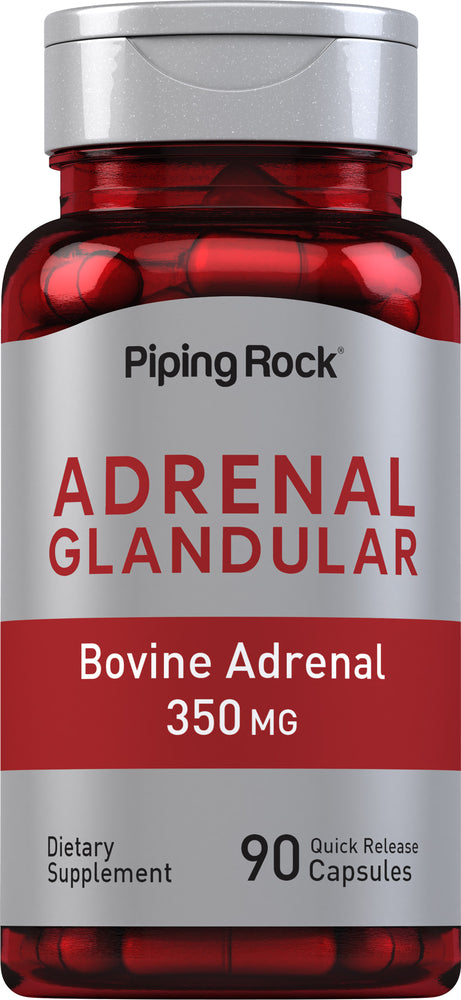 Glándula suprarrenal Raw (bovino) 350 mg 90 Cápsulas de liberación rápida     