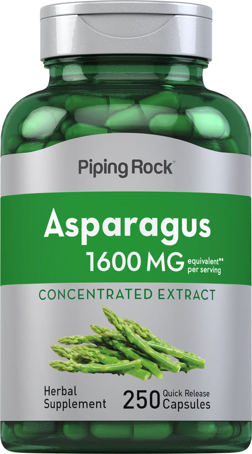 Espárrago  1600 mg (por porción) 250 Cápsulas de liberación rápida     