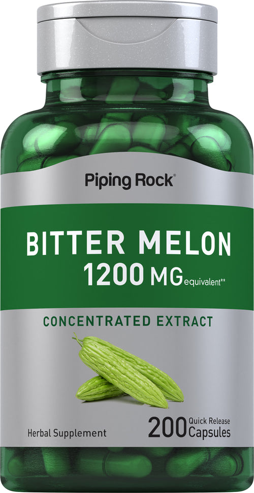 Melón amargo / momordita  1200 mg 200 Cápsulas de liberación rápida     