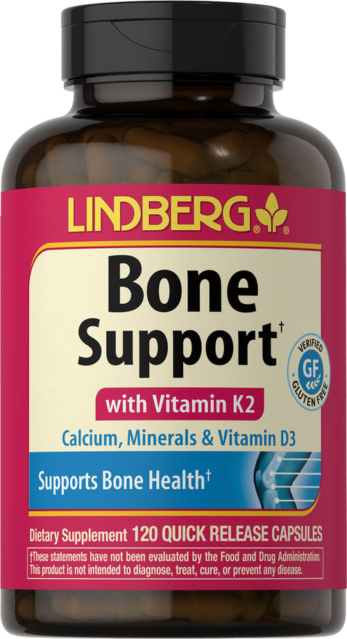 .Bone Support with Vitamin K2, 120 Quick Release Capsules