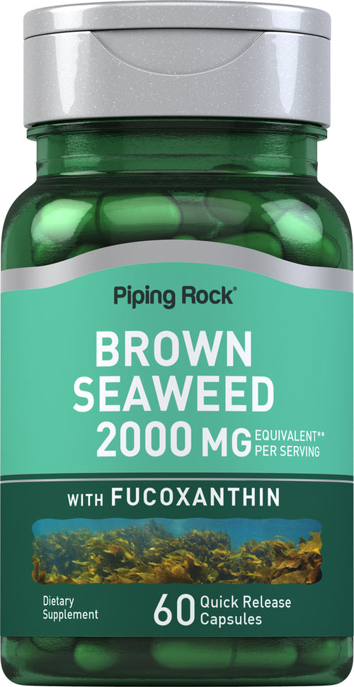 Brown Seaweed Plus (Wakame), 2000 mg (per serving), 60 Quick Release Capsules