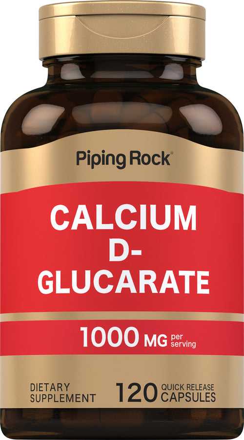 D-Glucarato de calcio  1000 mg (por porción) 120 Cápsulas de liberación rápida     