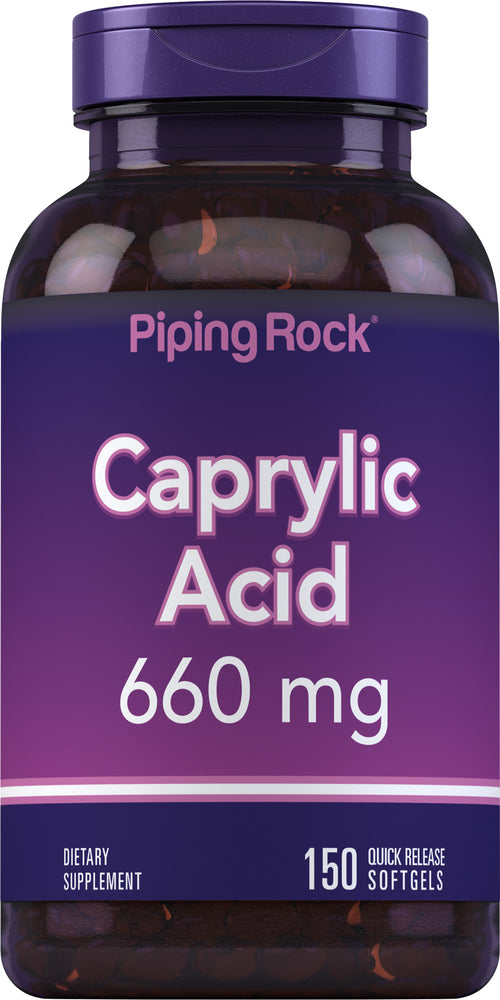 Ácido caprílico 660 mg 150 Cápsulas blandas de liberación rápida     