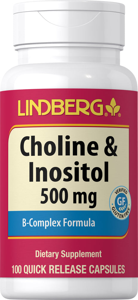 Choline & Inositol 500 mg, 100 Quick Release Capsules