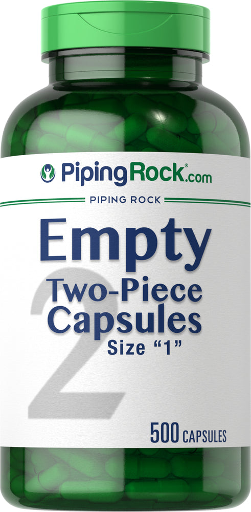 Empty Capsules Size "1", 500 Capsules