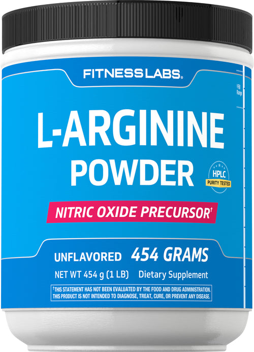 L-Arginine Powder, 3000 mg (per serving), 1 lb (454 g) Bottle