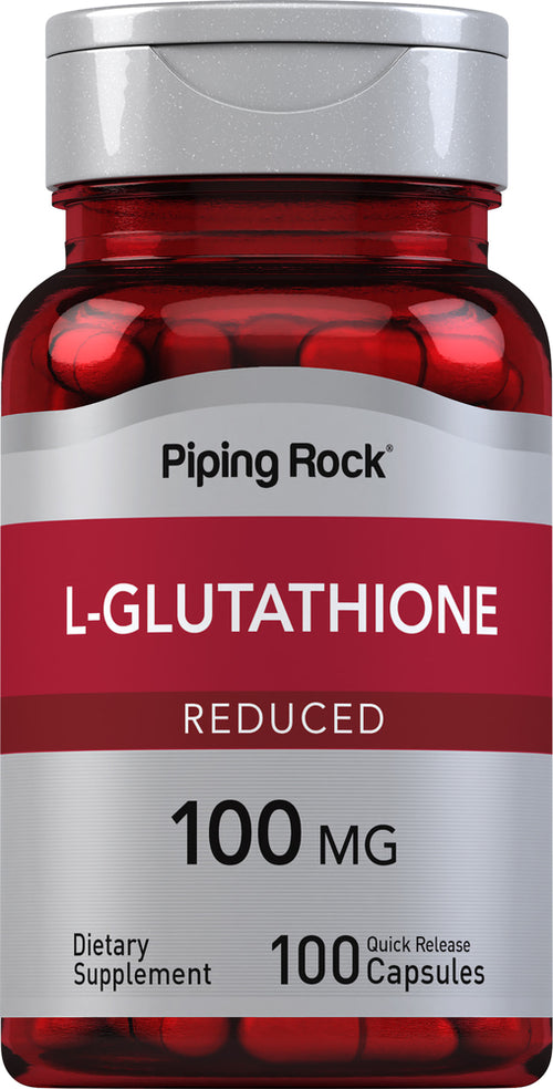 L-Glutathione (Reduced), 100 mg, 100 Quick Release Capsules