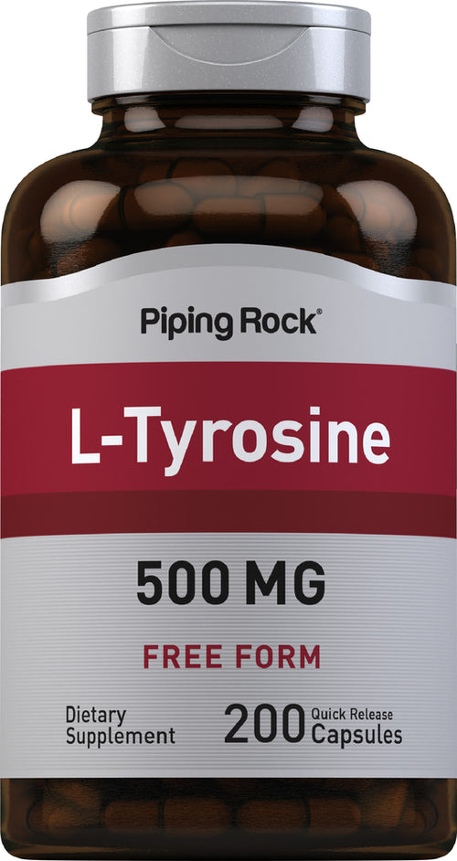 L-tirosina  500 mg 200 Cápsulas de liberación rápida     