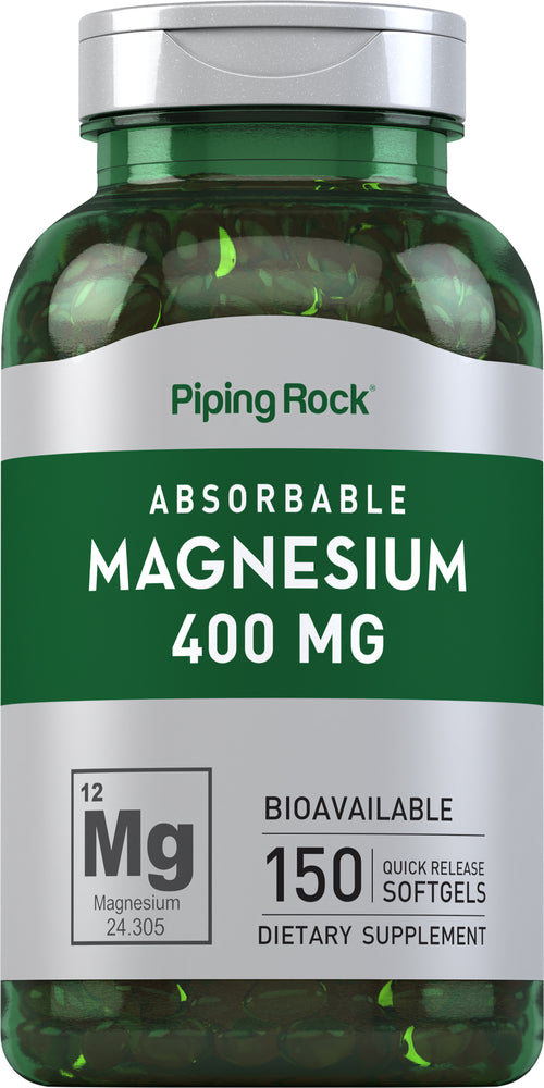 Magnesium, 400 mg, 150 Quick Release Softgels