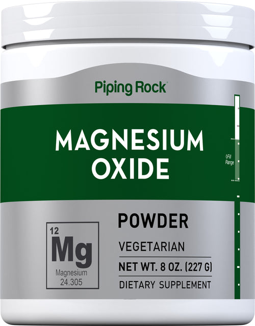 Magnesium Oxide Powder, 8 oz (227 g) Bottle