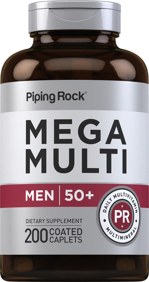 Mega Multi for Men 50 Plus, 200 Coated Caplets