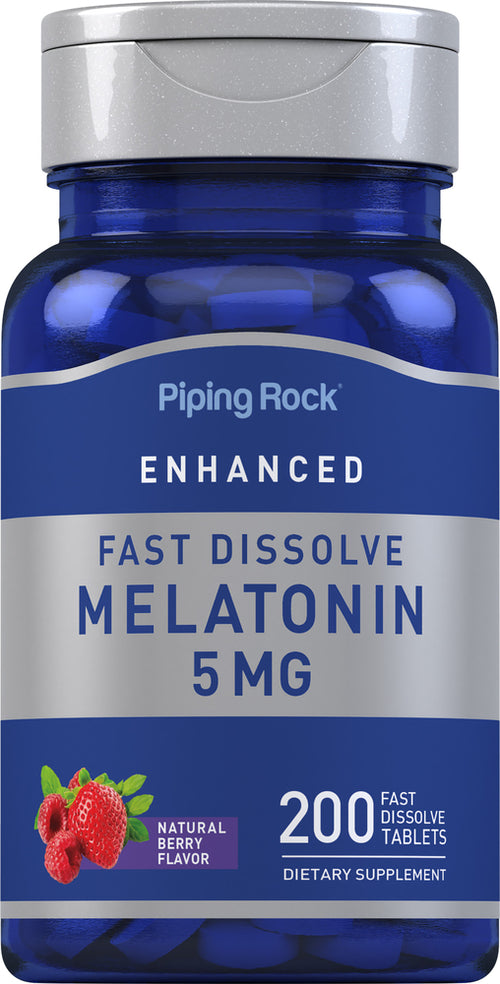 Melatonin Fast Dissolve Tablets, 5 mg, 200 Fast Dissolve Tablets