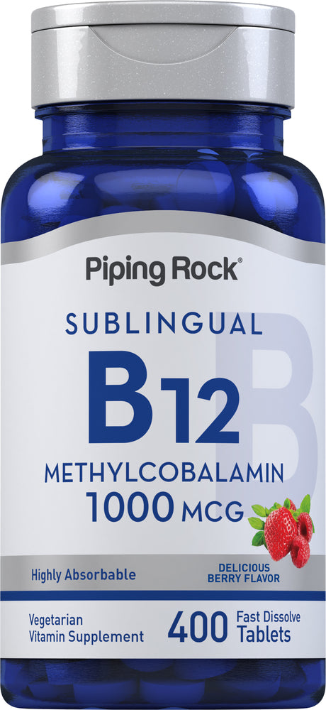 Methylcobalamin B-12 (Sublingual), 1000 mcg, 400 Fast Dissolve Tablets