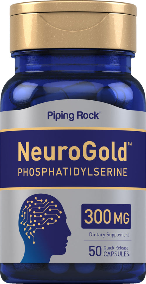 Fosfatidilserina NeuroGold  300 mg 50 Cápsulas de liberación rápida     