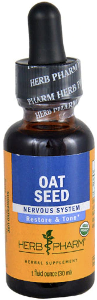 Oat Seed Avena Sativa (Organic), 1 fl oz (30ml) Dropper Bottle