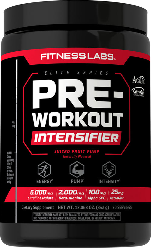 Pre-Workout Intensifier (Juiced Fruit Pump), 12.063 oz (343 g) Bottle