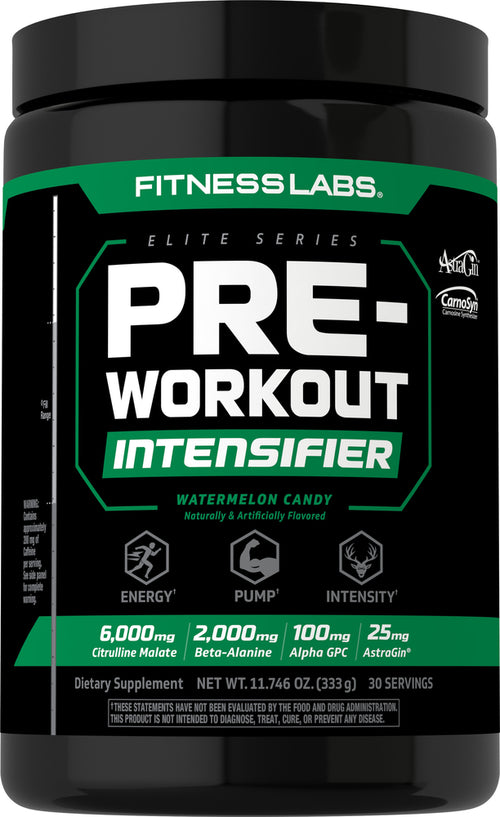 Pre-Workout Intensifier (Watermelon Candy), 11.746 oz (333 g) Bottle