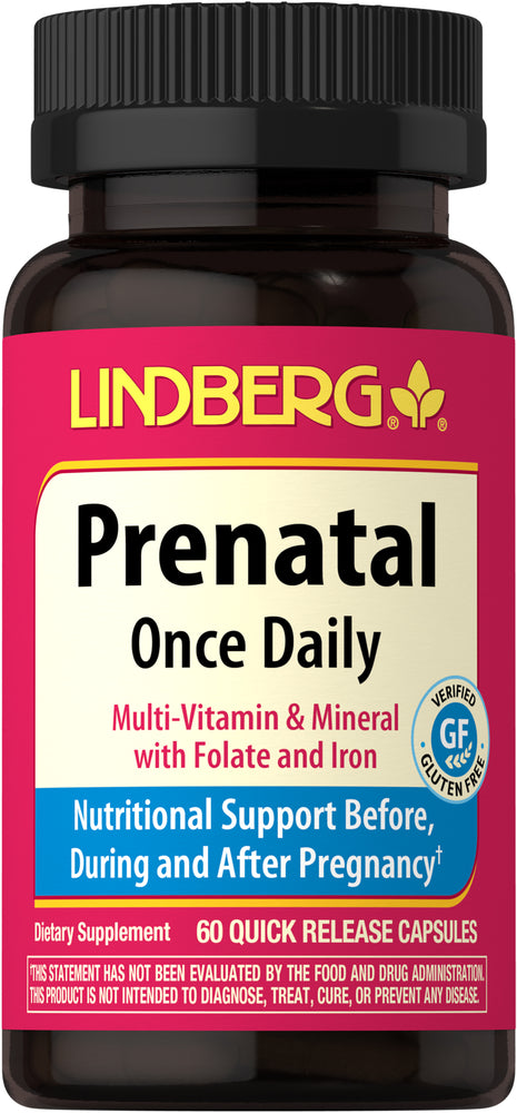 Prenatal Once Daily 60 Cápsulas de liberación rápida       