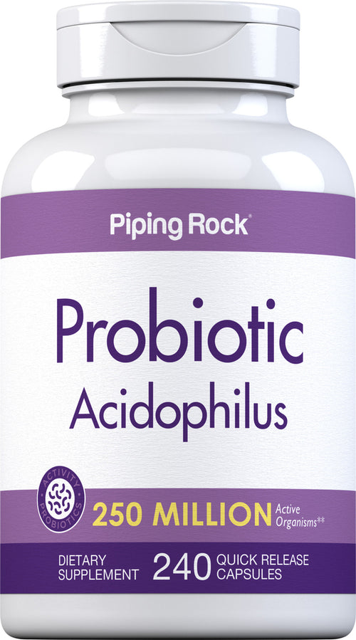 Probiotic Acidophilus 250 Million Organisms, 240 Quick Release Capsules