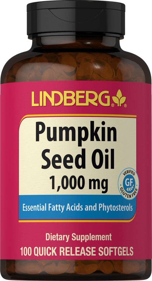 Pumpkin Seed Oil, 1000 mg, 100 Quick Release Softgels