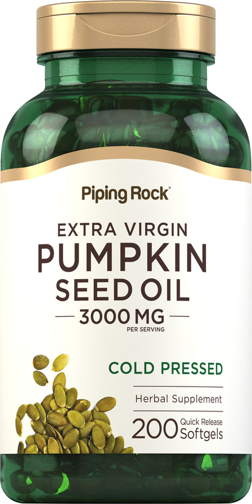 Pumpkin Seed Oil, 3000 mg (per serving), 200 Quick Release Softgels