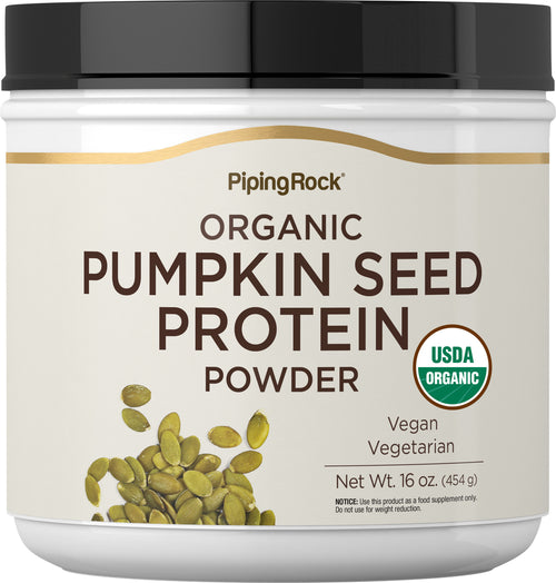 Pumpkin Seed Protein Powder (Organic), 16 oz (454 g) Bottle