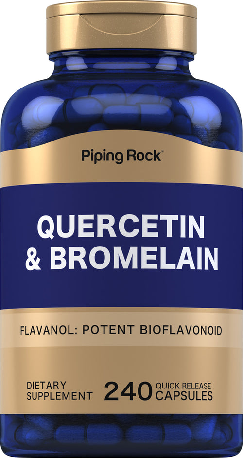 Quercetin Plus Bromelain, 400 mg (per serving), 240 Quick Release Capsules