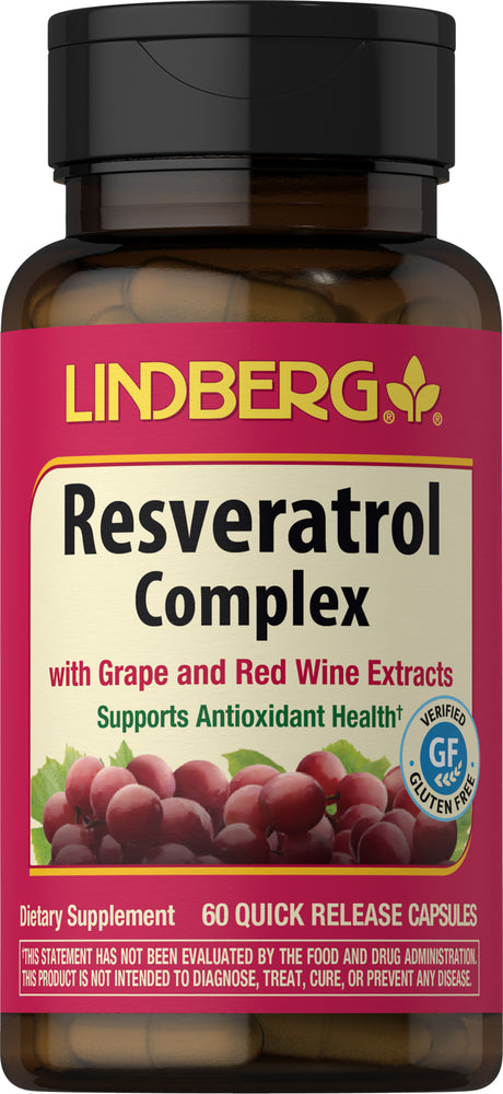 Resveratrol Complex, 60 Quick Release Capsules