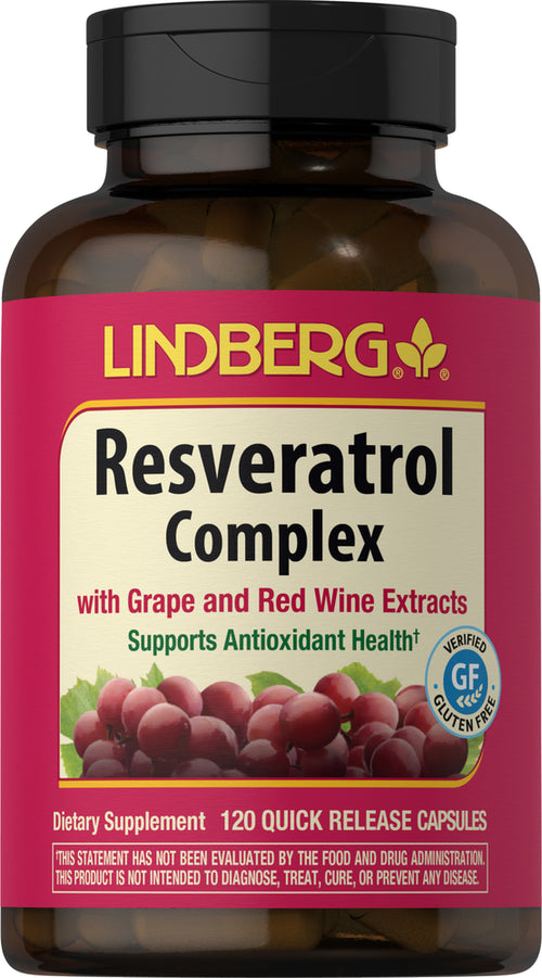 Resveratrol Complex, 600 mg, 120 Quick Release Capsules