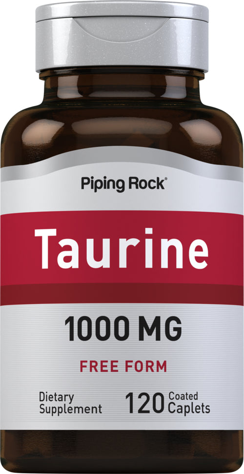 Taurine, 1000 mg, 120 Coated Caplets