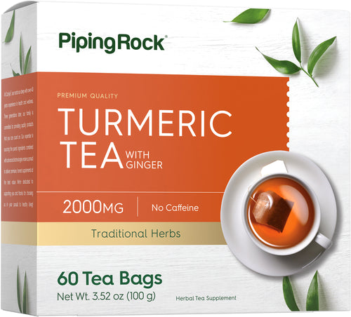 Turmeric Tea, 2000 mg, 60 Tea Bags