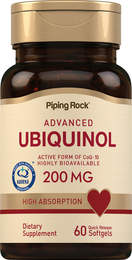 Ubiquinol, 200 mg, 60 Quick Release Softgels