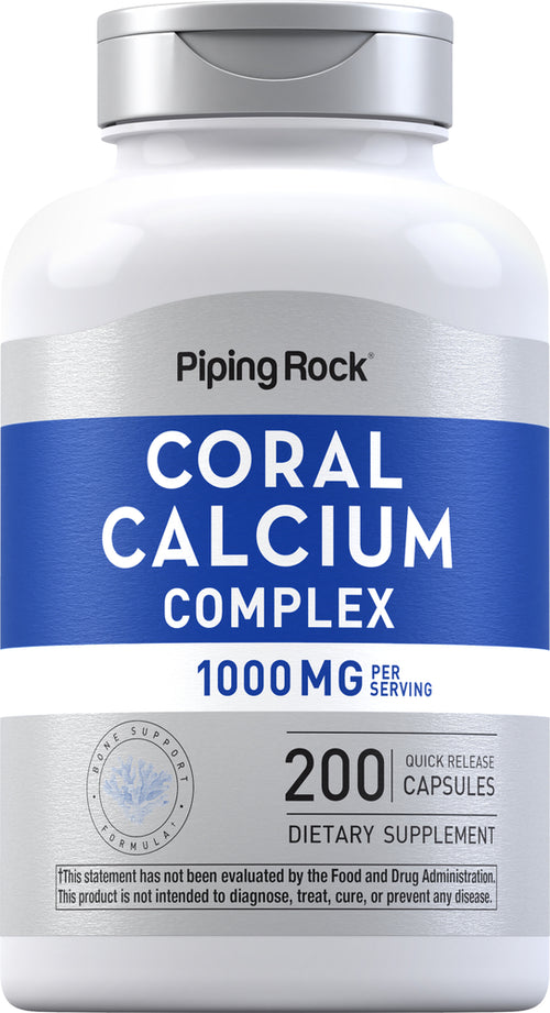 Ultra Coral Calcium Complex, 1000 mg (per serving), 200 Quick Release Capsules