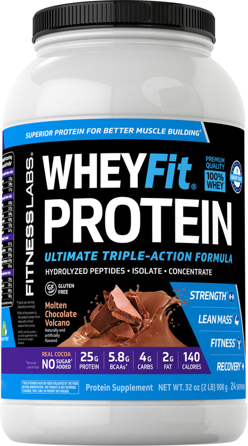 Proteína WheyFit (chocolate holandés) 2 lb 908 g Botella/Frasco    