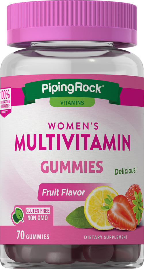 Women's Multivitamin Gummies (Natural Fruit Flavor), 70 Gummies