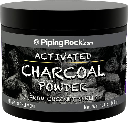 Activated Charcoal Powder (Food Grade), 1.4 oz (40 g) Bottle