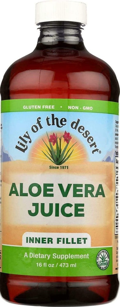 Jugo de aloe vera (Orgánico) 16 fl oz 473 mL Botella/Frasco    