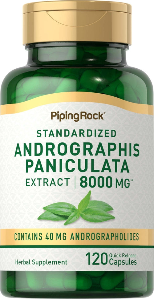 Extracto de paniculata andrographis 8000 mg 120 Cápsulas de liberación rápida     