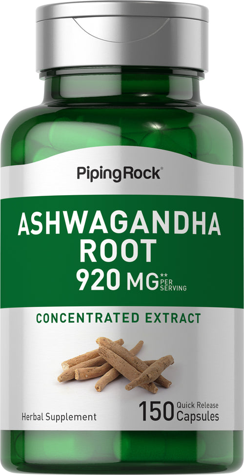 Ashwagandha Root, 920 mg (per serving), 150 Quick Release Capsules