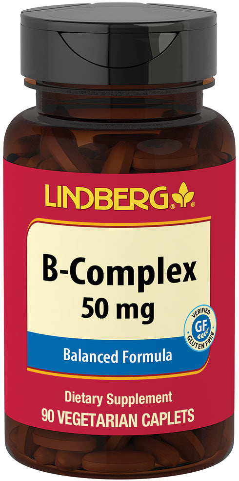 B-Complex, 50 mg, 90 Vegetarian Caplets