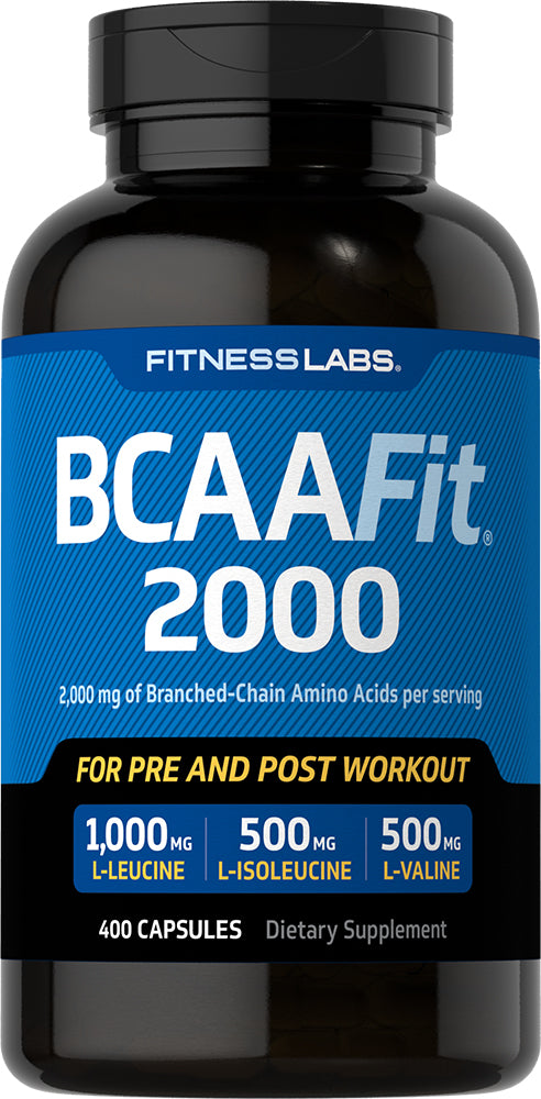 BCAAFit 2000 2000 mg (por porción) 400 Cápsulas     