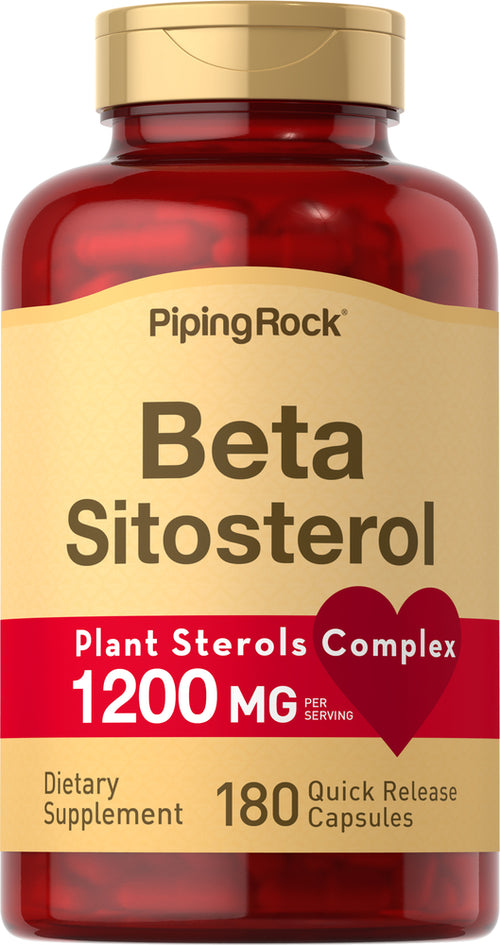 Beta Sitosterol, 1200 mg (per serving), 180 Quick Release Softgels