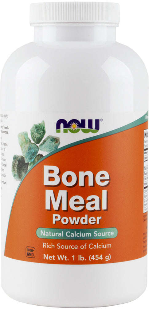 Bone Meal Powder, 1 lb (454 g) Bottle