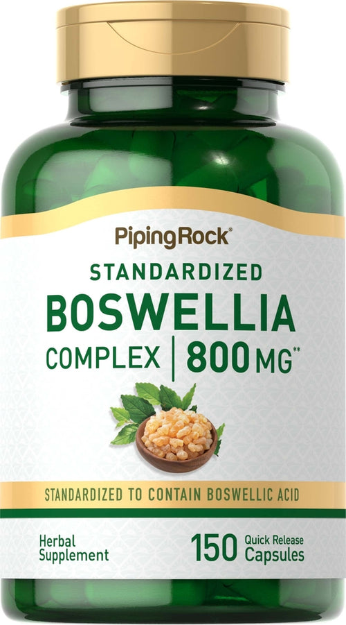 Complejo de Boswellia Serrata estandarizada  800 mg 150 Cápsulas de liberación rápida     