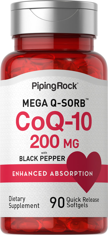 CoQ10 200 mg 90 Cápsulas blandas de liberación rápida     