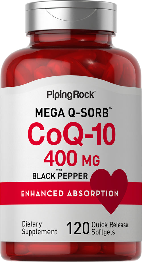 CoQ10 400 mg 120 Cápsulas blandas de liberación rápida     