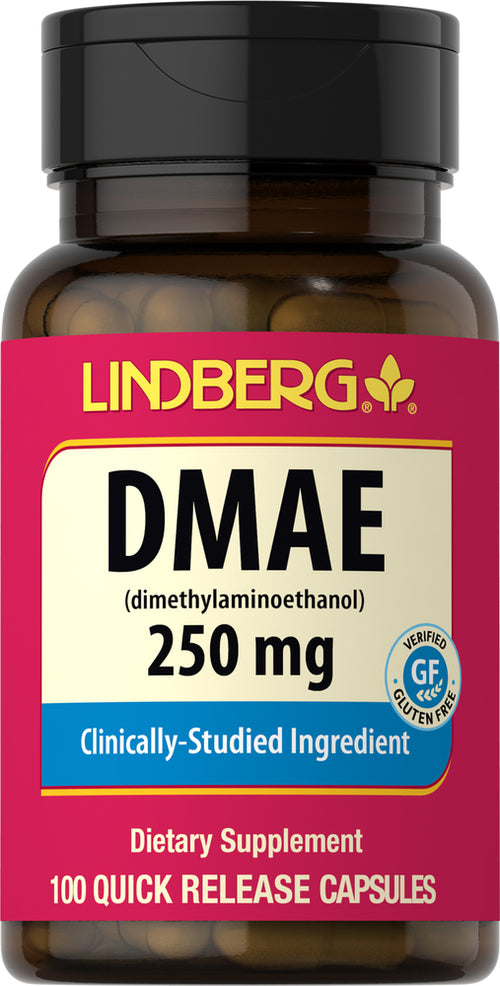 DMAE (Dimethylaminoethanol) 250 mg 100 Cápsulas de liberación rápida     