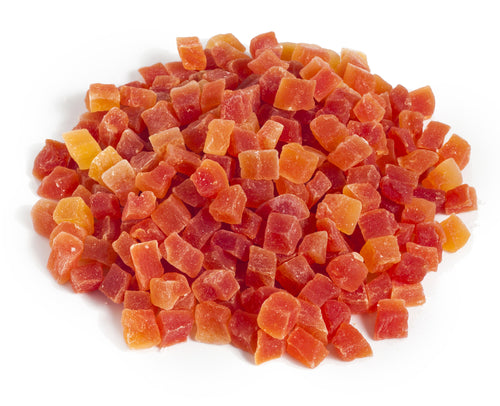 Dried Papaya (Diced), 1 lb (454 g) Bag