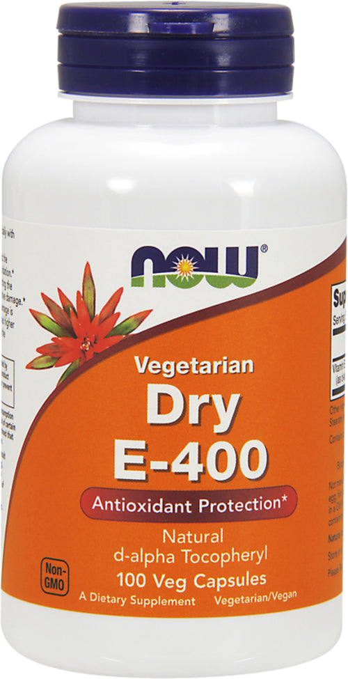 Dry E- 400 d-Alpha Tocopheryl Succinate, 400 IU, 100 Vegetarian Capsules